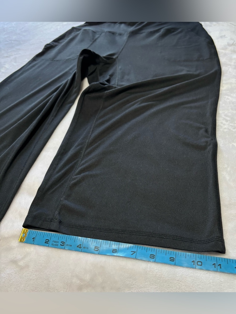 Jones New York Sport Wide Leg Crop Culotte Pants Black Women's Large - Picture 12 of 15